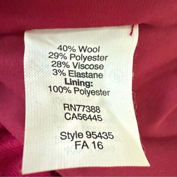 J. Crew Gathered Waist Magenta Pull On Skirt - Picture 4 of 5